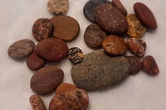 Zestaw kamyczków 1,2-3,1cm (23szt.) 47g (Kreatywne), Śląskie, Czeladź