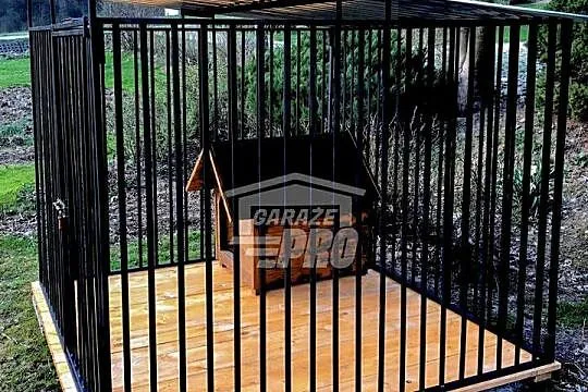 Kojec dla Psów 2x2m - Drewniana podłoga  GP374, Dolnośląskie, Kłodzko