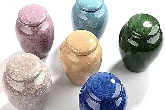 Urna na prochy psa kota zwierząt kremację ceramiczna żółta, Podkarpackie, Rzeszów