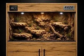 Terrarium dla agamy brodatej gekona lamparciego żółwia greckiego