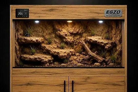 Terrarium dla agamy brodatej gekona lamparciego żółwia greckiego