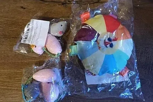 Zabawki dla kota myszki plus poduszeczka Nowe
