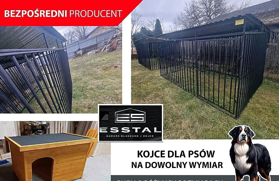 A153 Kojec dla Psa 3x2 - Różne wymiary - Szybka Dostawa | KOJCE | - ESSTAL, Podlaskie, Siemiatycze