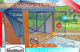Kojec dla Psa - KOJCE DLA PSÓW - Małe / Duże / Zadzwoń  - Maj-Blach