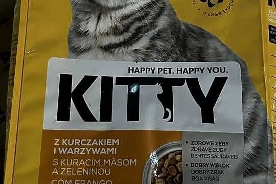 Kitty-sucha karma dla kotów dorosłych z kurczakiem i warzywami