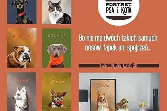 Portret psa lub kota