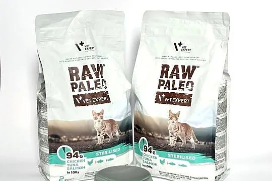 2 x 2kg + miseczka - karma RAW PALEO STERILISED CAT, Mazowieckie, Warszawa