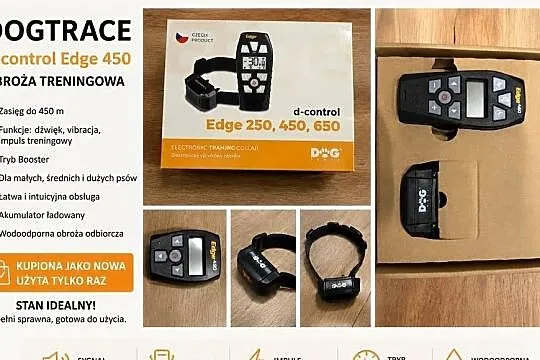 DOGTRACE d-control Edge 450 – profesjonalna obroża treningowa