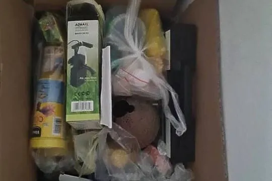 Akwarium 120l z filtrem zew I akcesoriami, Mazowieckie, Warszawa