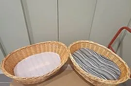 Legowisko koszyk wiklinowy