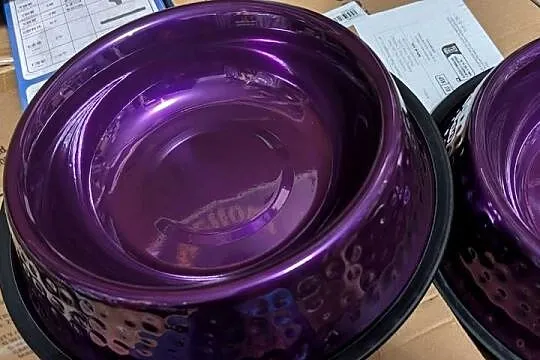 Dwie miski dla psów  aluminiowa duża 30 cm  pojemność 2,5 l, Śląskie, Gliwice