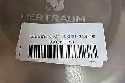 Dwie miski dla psów  aluminiowa duża 30 cm  pojemność 2,5 l, Śląskie, Gliwice
