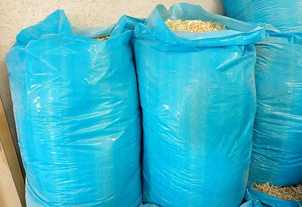 Wióra, wiórka świerkowe - suche. Worek 240l, Małopolskie, Skomielna Czarna