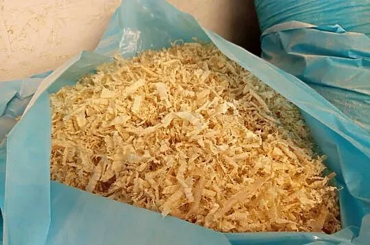 Wióra, wiórka świerkowe - suche. Worek 240l, Małopolskie, Skomielna Czarna
