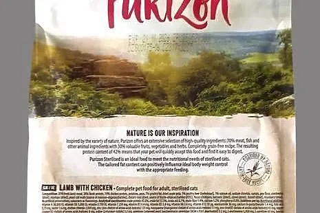 Purizon adult sterilised karma dla kota, kurczak i jagnięcina bez zbóż 400g, Małopolskie, Chrzanów