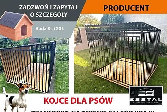 A158 Kojec dla Psa 2x2 , Kojce | DOWOLNE WYMARY | DLA PSA | - ESSTAL, Mazowieckie, Ostrów Mazowiecka