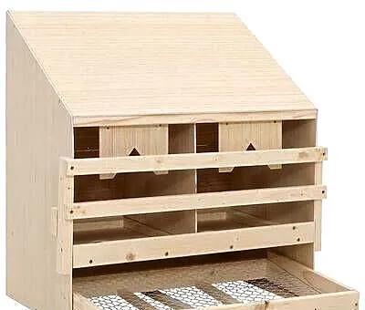 vidaXL Gniazdo dla kur, 2 przegrody, 63x40x65 cm(sku170651), Mazowieckie, Warszawa