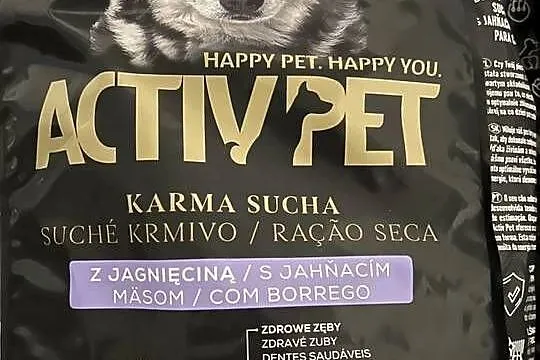 Karma sucha z jagnięciną dla psów dorosłych Activ Pet