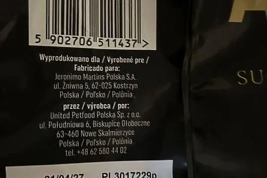 Karma sucha z jagnięciną dla psów dorosłych Activ Pet, Świętokrzyskie, Rytlów