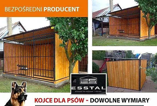 A143 Kojec dla Psa 3x2 - ściany drewniane Impregnowane | KOJCE | - ESSTAL, Lubelskie, Radzyń Podlaski