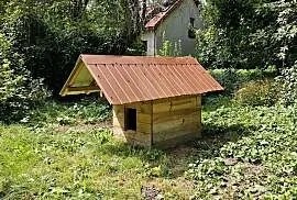 Buda dla psa ocieplona