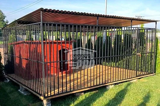 Kojec dla Psów 4x3m - Drewniana podłoga  GP390, Lubelskie, Łuków