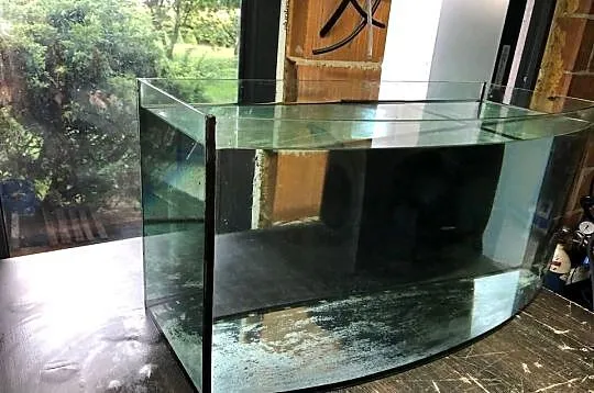 Akwarium 112 L 80 x 35 x40cm profilowane