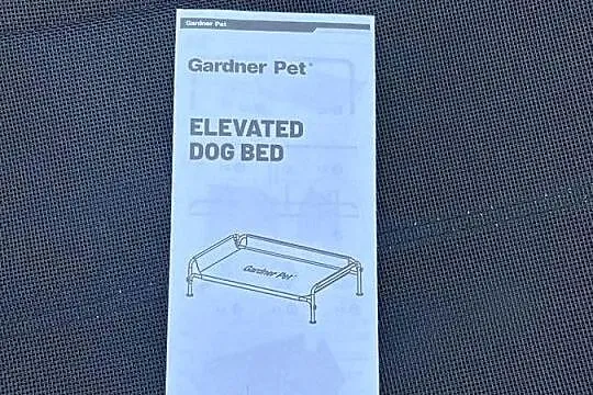 Gardner Pet Elevated Dog Bed M, 106,9 × 75,7 × 31,1 cm, Black