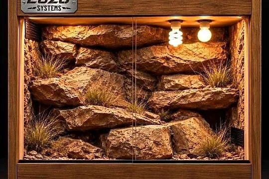 Terrarium hodowlane dla żółwia greckiego agamy brodatej
