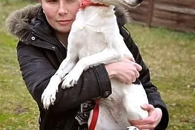 Biało-czarna Buba - rozkoszny szczeniak :)