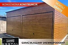 76 Garaż Blaszany ZŁOTY DĄB - Garaże Blaszane | Wiaty | Hale | - ESSTAL