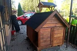 Buda dla psa ocieplana duża