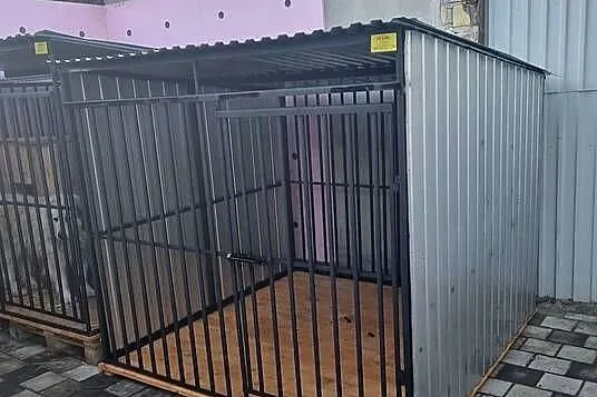 Kojec dla Psa 2x2 - ściany BOCZNE Z BLACHY OCYNK  | KOJCE | - ESSTAL