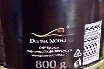 mokra karma piper dolina noteci 800g dla psa,17 sztuk, rózne smaki, Małopolskie, Kraków