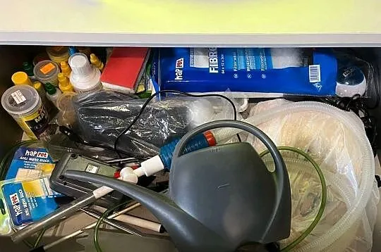 Zestaw Akwarium z Aksolotlem Z komodą, Ledami oraz wyposażeniem, Wielkopolskie, Bojanowo