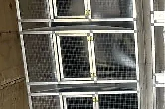 Regał hodowlany aluminiowy klatki dla papug, Wielkopolskie, Stęszew
