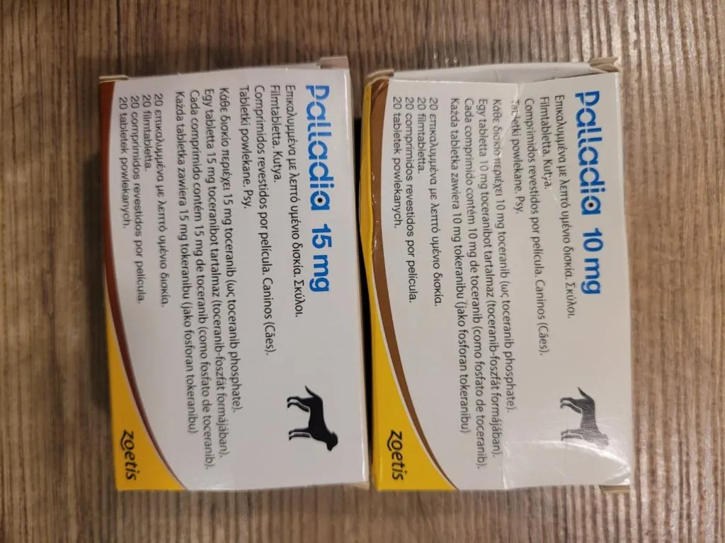 Palladia 10mg i 15mg - 12 tabletek nowe data do maja 2027, , Warszawa