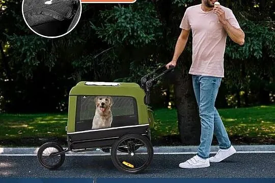 JOGGER PRZYCZEPKA WÓZEK DLA PSA 3W1 VESKA DE DUŻA PRZESTRZEŃ, Śląskie, Kalety