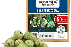 KARMA dla sikorek ptaków KULA tłuszczowa 90g 50szt