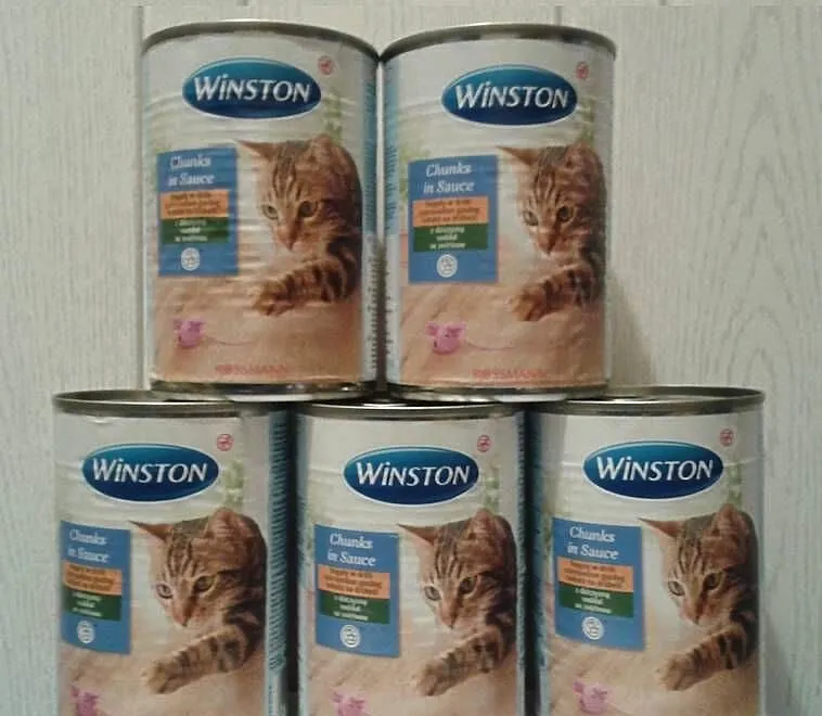Winston Karma dla kotów bez cukru DRÓB z DZICZYZNĄ 5 x 400g, Opolskie, Strzelce Opolskie