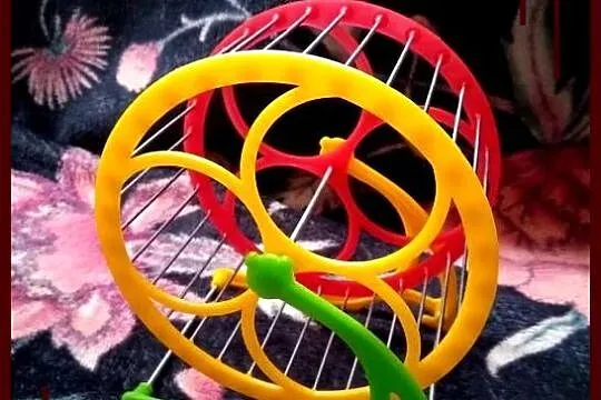 Nowy kołowrotek dla chomika karłowatego 13cm - czerwony, Śląskie, Ruda Śląska