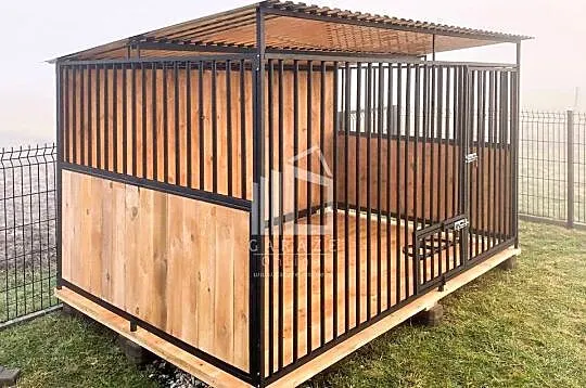Kojec dla Psów 3x2m - drewniana podłoga - ściany zabudowane drewnem ID583, Kujawsko-pomorskie, Toruń