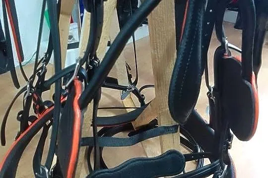 Uprząż szorowa biothan na parę koni rozmiar full, Śląskie, Pietrowice Wielkie
