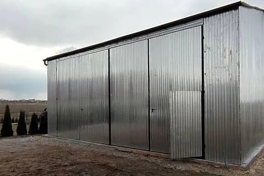 C37 GRAFITOWY Garaż Blaszany | Przesuwna Brama | Wiaty , Hale | - ESSTAL, Wielkopolskie, Konin