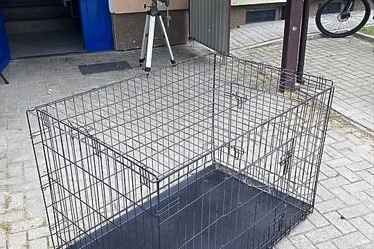 Duża klatka metalowa kojec dla psa, Lubelskie, Świdnik