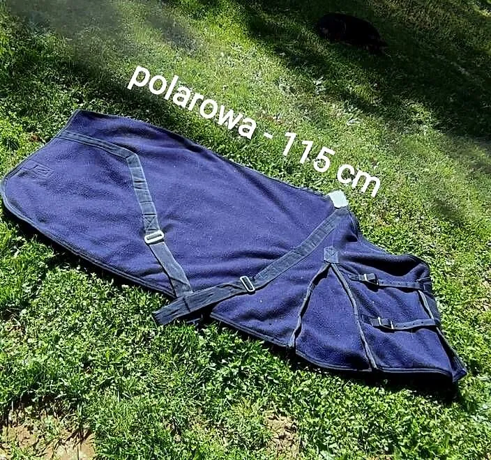 Derka polarowa z pasami 115 cm, osuszająca Horse Comfort - gruby polar, Małopolskie, Jasień