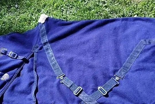 Derka polarowa z pasami 115 cm, osuszająca Horse Comfort - gruby polar, Małopolskie, Jasień