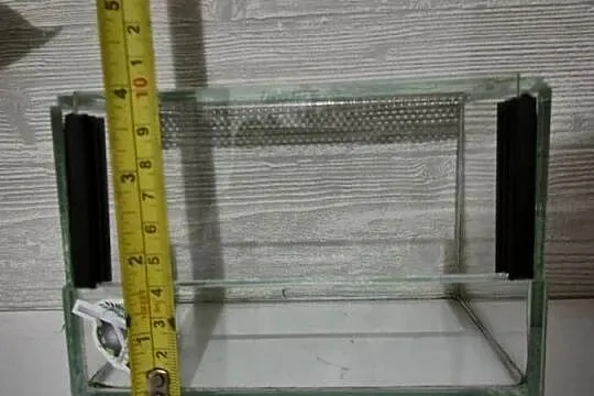 terrarium szklane pro-terra 15x10x10 gilotyna – Stan bdb / Szyby igła, Śląskie, Jaworzno