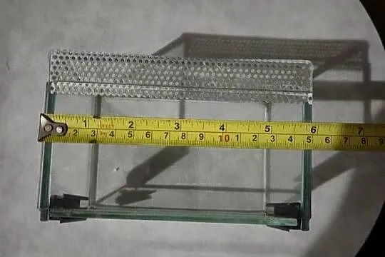 terrarium szklane pro-terra 15x10x10 gilotyna – Stan bdb / Szyby igła, Śląskie, Jaworzno