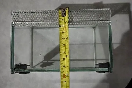 terrarium szklane pro-terra 15x10x10 gilotyna – Stan bdb / Szyby igła, Śląskie, Jaworzno
